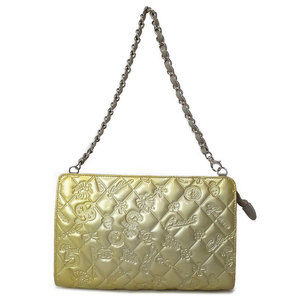 Chanel Icon Symbol Charm Chain Shoulder Bag Black